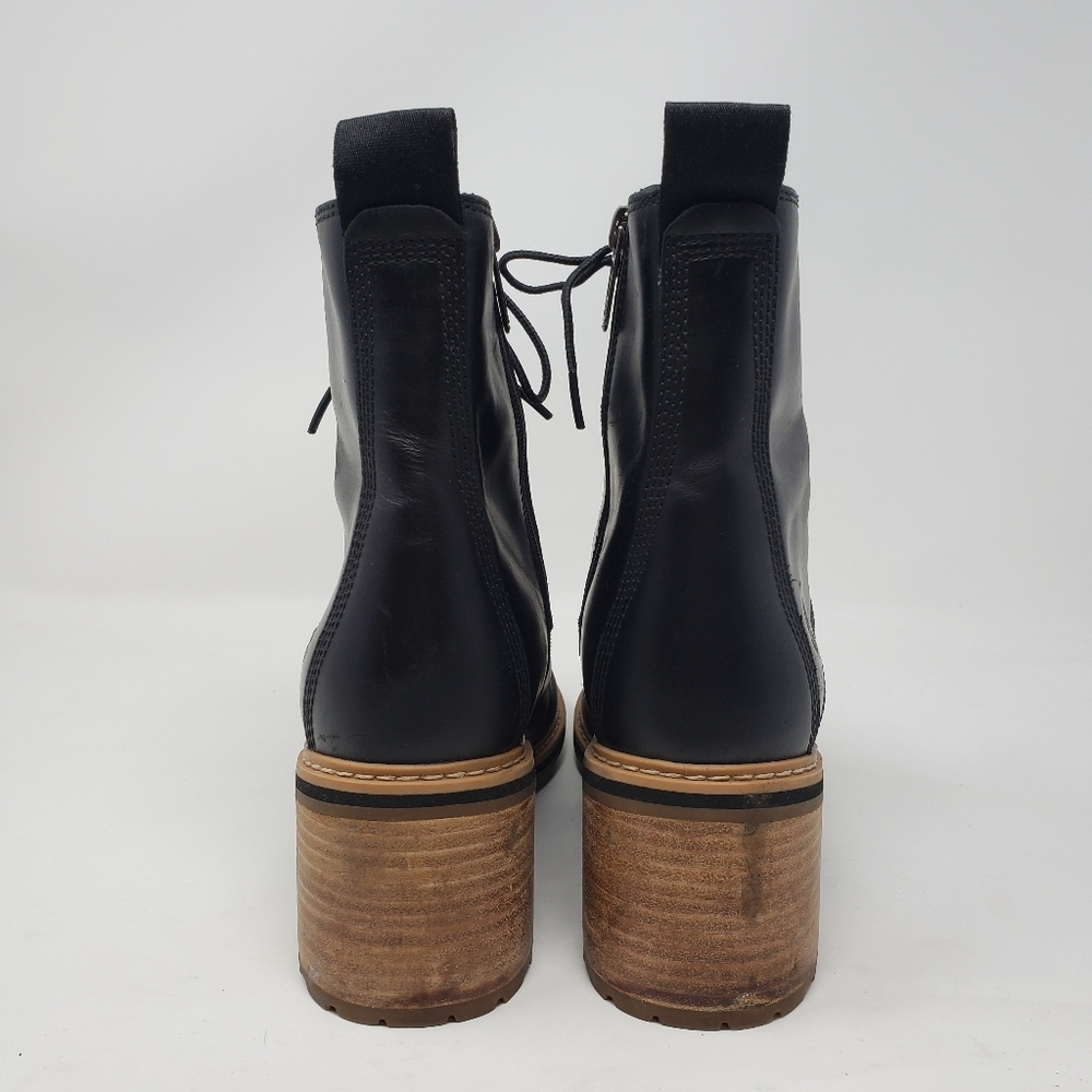 Timberland Women’s Sienna Black Lace-up Boots size 10 - Picture 4 of 8